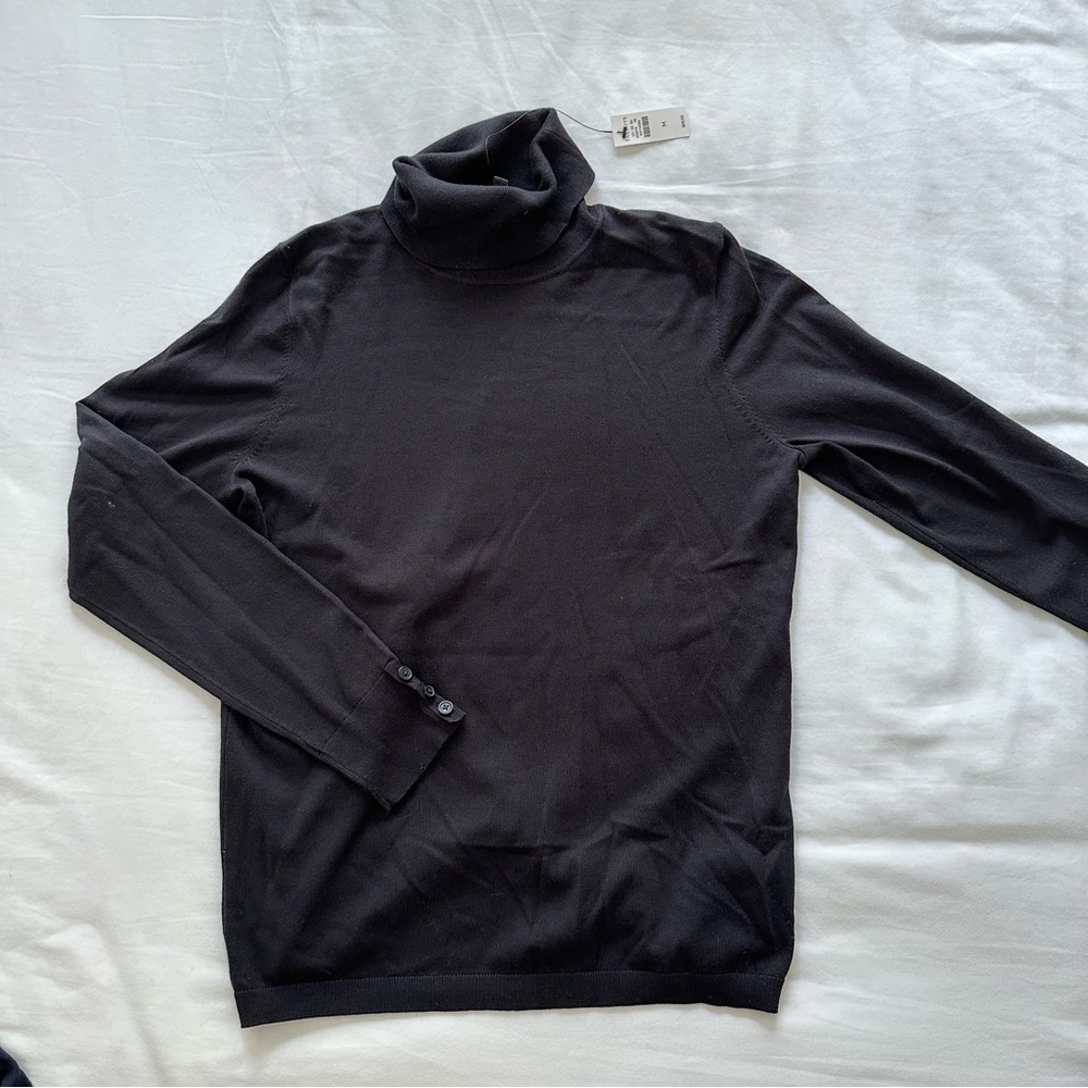 Talbots Turtleneck Sweater in Black